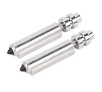 Bewinner 2 Boquillas de Acero Inoxidable para Impresora 3D X, Diseño Totalmente Metálico de 0,2 Mm con Bloque de Enfriamiento Mejorado y Fácil Instalación