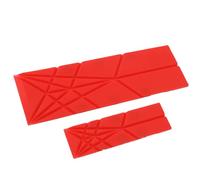 Bewinner 2 Piezas de Calificación Plana, Diseño Plegable de Silicona con Marcas de Medición, Dispositivos de Cocina que Guardan Espacio para Cocinar, Hornear, Organización