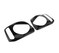 Bewinner 2 Piezas de Cubierta de Faro ABS Negro, Protector de Lente para Jimny 2007-2017, Decoración Exterior de Alto Brillo