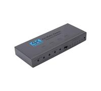 Bewinner 4x1 Multiviewer Switcher 4K 30Hz HDMI Seamless For Live | Quad Splitter, Picture In Picture, Sala de Conferencias, 13 Modos de Vista, Control Remoto por Infrarrojos, Plug and Play