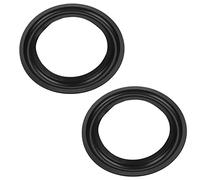 Bewinner 5 Pulgadas Altavoz Envolvente Reparación Borde de Espuma Woofer Subwoofer Piezas de Repuesto de Goma Negro 2 Piezas 82 Mm Diámetro Interior para Swans (5 Pulgadas (135))