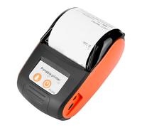Bewinner 58mm Mini Impresora Térmica de Recibos,Soporte Bluetooth 4.0,Android,iOS y USB Impresora Térmica Directa para ESC/POS/Receipt Ticket Impresora de Profesiona(Naranja)