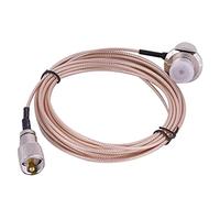 Bewinner 5m RG-316 PL-259 Macho A Hembra Cable de Extensión Coaxial Antena de Conector de Cable para Walkie-Talkie Mini Amplificador Aéreo de Radio Portátil para MOTORORA,eyc