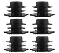 Bewinner 6 Paquete Cabezal de Repuesto para Cortadora de Hilo FS44 FS55 | Piezas de repuesto para cortacésped, mantenimiento de jardín, plástico resistente, compatible con Autocut 25-2