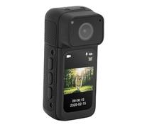 Bewinner 64 GB FHD 2.7K Mini Body Camera, CAM Body Body Campo con Cordón Magnético, Cámara de Grabación de Tamaño de Pulgar con Pantalla de 1,47 Pulgadas para Trabajar, Viajar, Caminar (Black)