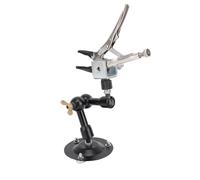 Bewinner Abrazadera de Soldadura Flexible Helping Hands con Brazo Articulado - Base de 2,95 Pulgadas, Alicates de Punta Fina, Soporte para Cámara y Soporte para Pistola de Calor Herramienta de