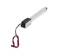 Bewinner Actuador Lineal Eléctrico Tipo Bolígrafo de 12 V, de 50 Mm, Fuerza 64 N, Resistente Al Agua IP54, con Protección contra Sobrecarga e Interruptor de Límite para Automatización Agrícola, (100