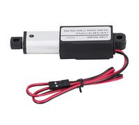 Bewinner Actuador Lineal Micro Eléctrico de 12 V, Mini Actuador de Movimiento ABS de Aluminio de de 21 Mm con Interruptor de Límite Final, Protección contra Sobrecorriente para Automatización de
