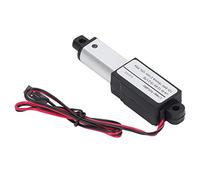 Bewinner Actuador Lineal Micro Eléctrico de 12 V, Mini Actuador de Movimiento ABS de Aluminio de de 21 Mm con Interruptor de Límite Final, Protección contra Sobrecorriente para Automatización de