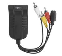 Bewinner Adaptador a AV, Convertidor a CVBS S-Video, Convertidor de Cable de y Vídeo Compuesto 1080P para Grabadora de DVD VHS de TV, Alimentación USB Plug and Play