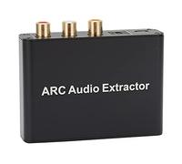 Bewinner Adaptador de ARC a, Convertidor de Extractor de ARC, Salida ARC a óptica/coaxial/ / 3,5 Mm/Estéreo, Salida Estéreo de Auriculares de 3,5 Mm, Reducción de Ruido y Silencio