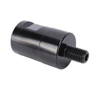 Bewinner Adaptador de Broca de Núcleo de 1-1/4in-7 Hembra a Macho de 16 Mm, Convertidor de Taladro de Núcleo de Acero Al Carbono para Extracción de Núcleos de Hormigón, Adaptador de Rosca Universal