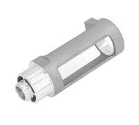Bewinner Adaptador de Broca de Orificio Cuadrado, Soporte de Aleación de Aluminio para Portabrocas de 38 a 43 Mm, Guía de Orificio Cuadrado de 19 Mm de Diámetro para Proyectos de Carpintería