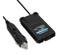Bewinner Adaptador de Cargador de Coche de 12 V para Radio Walkie Talkie UV-5R, Eliminador de BateríA con Protección contra Sobrevoltaje, Entrada CC 12-35 V, Salida Máxima 3 A, Cable de 30 Cm/120 Cm