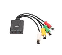 Bewinner Adaptador de Controlador GC Inalámbrico Multifunción para GC Wii, Pro, Botón de Reinicio, Teclas Configuradas, Admite 4 Controladores