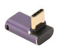 Bewinner Adaptador de Extensión USB C, USB C Hembra a USB C Macho Adaptador Soporte 100W 40Gbps 8K 60FPS, Adaptador de ángulo Recto USB4.0 C para Teléfono Tableta Portátil