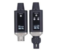 Bewinner Adaptador de Micrófono para Sistema de Micrófono Inalámbrico, Adaptador de Micrófono XLR con Enchufe Recargable, Transmisor y Receptor Dinámico de Audio para Micrófono Dinámico