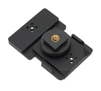 Bewinner Adaptador de Montaje de Zapata para Cámara Profesional ABS de Alta Resistencia, Soporte de Receptor Universal para EW 100 300 500 G1 G3 G4, Accesorios de Cámara Duraderos y Fáciles de Colocar