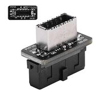 Bewinner Adaptador de Panel Frontal USB 3.1 Gen 2 de 19 Pines/20 Pines a Tipo E, Convertidor de Encabezado Interno de Placa Base, Extensión de Enchufe Tipo C de 10 Gbps para PC de
