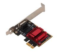 Bewinner Adaptador de Red PCIe, Tarjeta Adaptadora de Red Gigabit Ethernet de 1 Puerto de 2,5 Gbps, Adaptador LAN RJ45 de 2500/1000/100 Mbps, Tarjeta de Red PCI Express Gigabit para