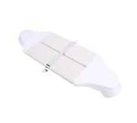 Bewinner Adaptador de Tubo de Ventilación Plano Transición de Conducto de PE Duradero para Curvas de Flujo de Aire Alrededor de Vigas No Se Necesita Perforación