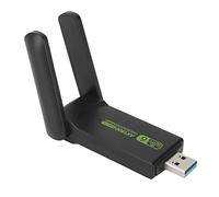 Bewinner Adaptador Inalámbrico USB WiFi, 1201Mbps Adaptador de Red Inalámbrico con Doble Banda 3dBi Antena de Alta Ganancia, Adaptador USB WiFi 6 para Win 10 Win 11