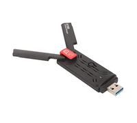 Bewinner Adaptador Inalámbrico USB WiFi para PC, 1201Mbps WiFi USB, Adaptador de Red Inalámbrico con Antenas Duales 3dbi, Receptor Transmisor de Red para Ordenador Portátil Windows 11 10