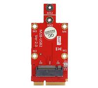 Bewinner Adaptador M.2 a Mini PCI-E Convertidor Doble Ranura para Tarjeta Nano SIM con Tornillos M2 y Kit de Destornilladores para Computadora Portátil de Escritorio Módulo WWAN 5G/4G/3G Tipo
