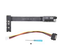 Bewinner Adaptador M.2 a PCIe 4.0 X4 |Extensión NVMe de 64 Gbps, Cable FPC Flexible, Compatible con SSD y GPU 2230/2242/2260/2280, PCB Multicapa con Indicador LED