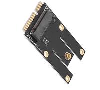 Bewinner Adaptador M.2 NGFF A Mini PCI-E, Convertidor de Tarjeta de Red WiFi Bluetooth Key A para Notebook, Compatible con 7260AC 8260AC 3165AC 8265AC, Plug and Play Hot Swap, No Requiere Controlador,