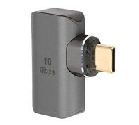 Bewinner - Adaptador magnético de 24 pines, conector USB tipo C macho a USB 3.1 hembra, compatible con 4K 8K 60HZ HDR para portátiles, tableta, gris oscuro