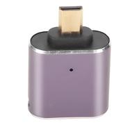 Bewinner Adaptador Micro a 8K 48Gbps, Adaptador 2.1 Hembra a Micro Macho con Luces LED, Soporta 8K@60Hz 4K@120Hz EARC HDR VRR ALLM para 4, Monitores, TV,