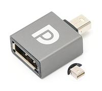 Bewinner Adaptador Mini a 8K 60Hz USB C Mini DisplayPort Macho a Hembra Convertidor de Video 7680x4320 para Monitor de Juegos de PC Portátil, Compatible con Thunderbolt Plug and Play