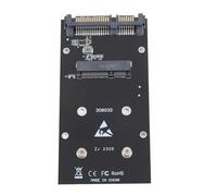 Bewinner Adaptador MSATA a III Transferencia Rápida de Datos de 6 Gbps, Tarjeta Convertidora SSD para Escritorio, Admite SSD MSATA de 26,8 Mm/50,95 Mm, Material PCB Resistente, Fácil Instalación