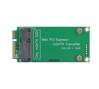 Bewinner Adaptador mSATA a Mini PCI-e para SSD SATA en Portátiles - Convertidor Vertical 3x5cm a 3x7cm Compatible con S101, 900, 901, 900A, T91, EEE PC 1000