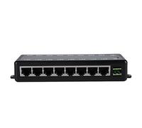 Bewinner Adaptador PoE Pasivo DC12V-48V, Inyector de Alimentación a Través de Ethernet de 8 Interfaces para Cámaras IP, Compatible con IEEE802.3af/at, Módulo de Fuente de Alimentación de 15A