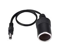 Bewinner Adaptador Universal de Mechero de Coche con Cable de Extensión Resistente, 12V 240W MAX, 5,5x2,1mm, Diseño Compacto y Seguro