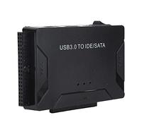 Bewinner Adaptador USB 3.0 a/IDE de 5 Gbps, Discos Duros USB 3.0 a 2.5in / 3.5in IDE/II, Convertidor de Disco Duro Universal de 2.5/3.5 para HDD SSD, Soporte 4TB (Enchufe de la UE)