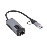Bewinner Adaptador USB a Ethernet 5G |Alta Velocidad de 5000 Mbps, Plug & Play para Mac, WOL y Calibración Automática, Disipación de Calor de Aleación de Aluminio
