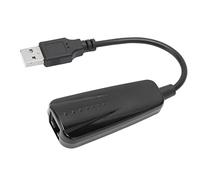 Bewinner Adaptador USB a Ethernet, USB 2.0 Hub con RJ45 10/100 Mbit/s, Gigabit Ethernet, adaptador de red LAN enchufable, indicador LED compatible para para OS X