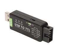 Bewinner Adaptador USB a TTL, Convertidor USB a TTL, Chip FT232RL Múltiples Circuitos de Protección Convertidor Industrial USB a TTL para Múltiples Sistemas