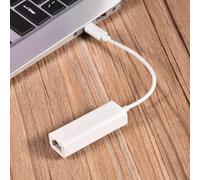 Bewinner Adaptador USB C a Ethernet, USB 3.1 Tipo C a RJ45 Adaptador de Red LAN de 100 Mbps, Plug and Play sin Controlador para Pro/Air, Computadora Portátil, Tableta,