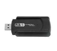 Bewinner Adaptador WiFi USB 1300Mbps de Doble Banda 2,4 GHz 5GHz Dongle de Red Inalámbrica USB 3,0 de Alta Velocidad para Ordenador Portátil, PC de Escritorio Plug and Play