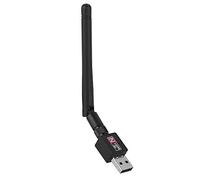 Bewinner Adaptador WiFi USB 2.0 para PC de Sobremesa Portátil, Tarjeta de Red Inalámbrica de 300 Mbps con Antena, Receptor USB WLAN de 2,4 GHz, Compatible con XP/Vista/7/8/10 Mac