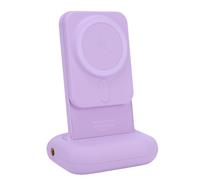Bewinner Agarre de Cámara Magnética, Selfie del Soporte para Teléfonos Inteligentes, Control Remoto de Obturador Inalámbrico, Capaz de Trabajar hasta 8 Horas con un Tornillo de Trípode de (Violeta)