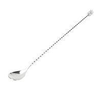 Bewinner Agitador de Cóctel con Cuchara de Barra de Acero Inoxidable, Cuchara Mezcladora de 12 Pulgadas de Largo con Agarre Cómodo, Duradera y Fácil de Limpiar, Perfecta para Coctelera, Fiesta en