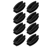 Bewinner Aislador de Cerca Eléctrica 100PCS Aislador de Poste de Tubo Cuadrado ABS Resistente a los Rayos UV para Alambre de Acero, Accesorios de Cercas Agrícolas Resistentes a la Intemperie para