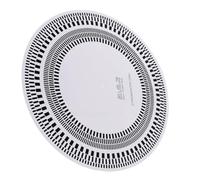 Bewinner Alfombrilla de Disco Estroboscópico para Tocadiscos de 12 Pulgadas, Disco de Calibración Acrílico con Prueba de Velocidad y Transportador de Alineación de Cartucho para (WHITE)