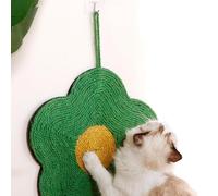 Bewinner Alfombrilla Rascadora para Gatos Resistente Al Desgaste, Tablero Rascador para Gatos Colgante con Gran Espacio para Mascotas, Almohadilla para Rascar con Forma Encantadora (Forma de Flor