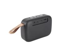 Bewinner Altavoz Bluetooth Portátil con Subwoofer, Pequeño Altavoz Inalámbrico Bluetooth 4.2 con Tarjeta TF y Soporte USB para Viajes Al Aire Libre, Compacto de Mano con Radio FM, 400 MAh (Black)